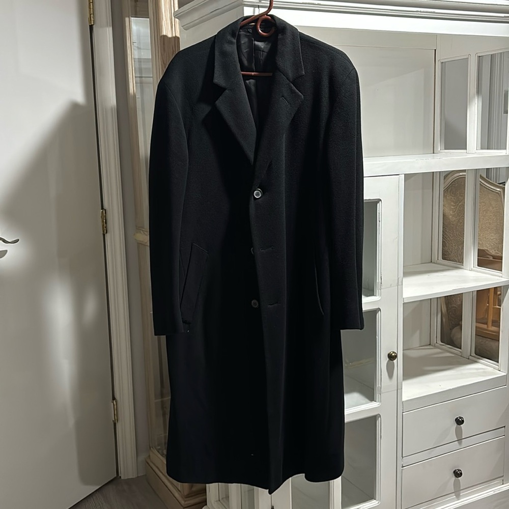 Black Fleece Trench Coat size L
